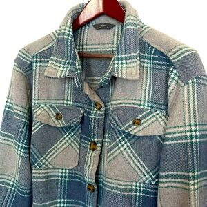 Members Mark Plaid Shacket XL